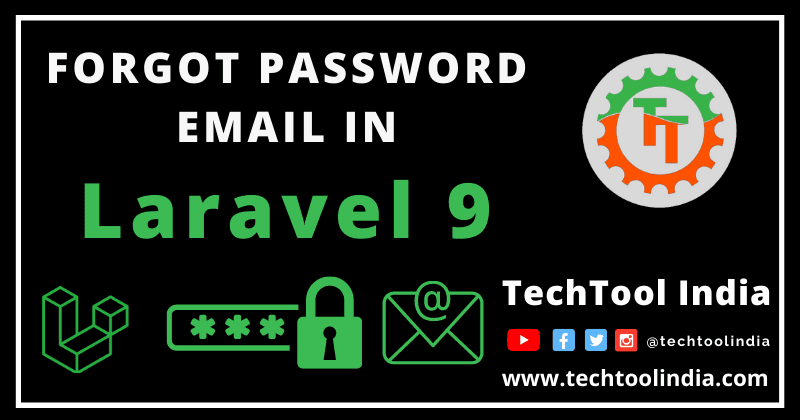 How to reset the password in LARAVEL 9?